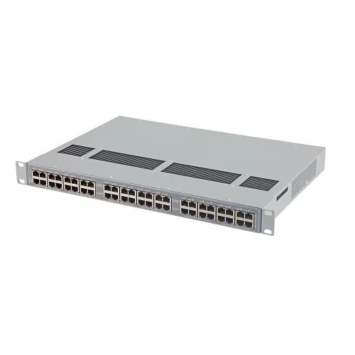 AMG Systems AMG156-24GAT-P720 1U 19" Rackmount Industrial PoE Injector with 24x 30W Ports, Single PSU