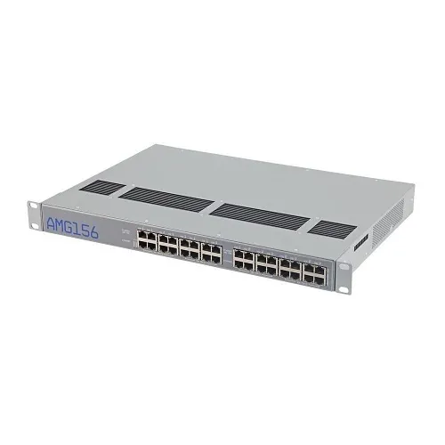 AMG Systems AMG156-8GBT-8GAT-P960 Industrial 16-Port PoE Injector, 8x RJ45 with 60/90W PoE, 8x RJ45 with 30W PoE+, 8x 60/90W and 8x 30W Out, 1U 19", Single PSU