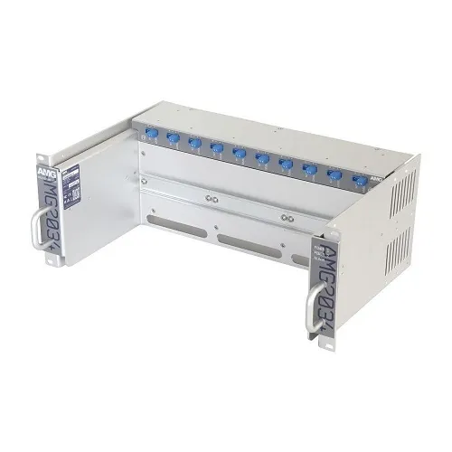 AMG Systems AMG2034-12-RP-AA 4U Rack Chassis with Single 12V Redundant Power Supply for DIN Rail Equipment