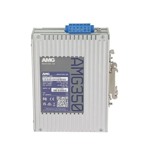 AMG Systems AMG350-4GBT-1C-1S-P240 AMG350 Series Industrial 6-Port Unmanaged PoE Switch, 4 x 10/100/1000Base-T(x) RJ45 Ports, 1 x 10/100/1000Base-T(x) RJ45 or 100/1000Base-Fx SFP Combo Port