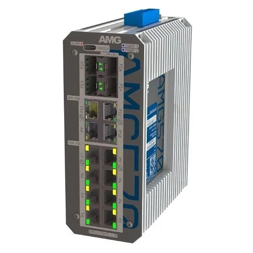 AMG Systems AMG570-12G-4S Managed Switch with 12x Gigabit TX Ports + 4x SFP Slots