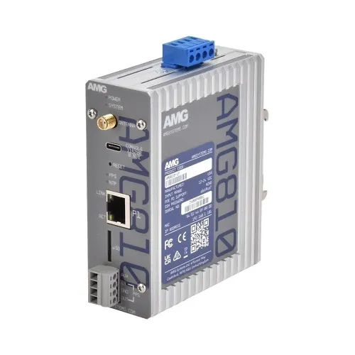 AMG Systems AMG810-1F AMG810 Series Stratum 1 Network Time Server, 1 x 10/100Base-T(x) RJ45 Port, 1 x GNSS Input, 1 x PPS Input/Output, 1 x Digital Output, Antenna Not Included