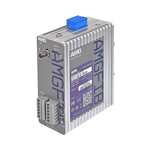 AMG Systems AMGFIB-1SD-3CC-S1A Serial Data and Contact Closure Converter, Singlemode 20 km, 1-Fiber, A-Side
