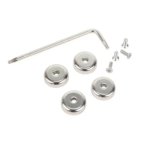AMG Systems AMGMNT-MAG-04 Magnetic Mounting Kit for AMG Small and Medium Units, Includes 4x Magnets, 4x M2.5 and 12 CSK Torx / 4x M3 and 10 CSK Pozi Mounting Screws / 1x T8 Torx Key
