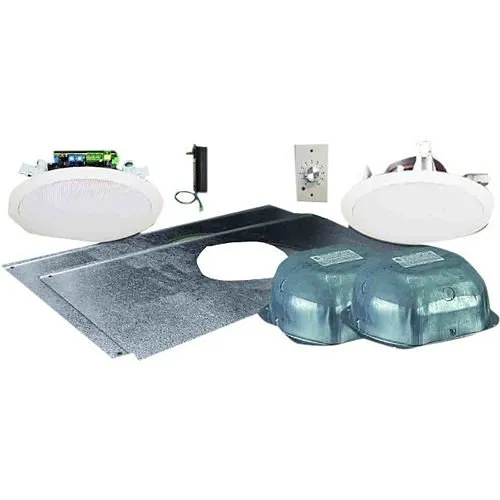 OWI AMP-HD2SIC62SVC Source Integratable Amplified In-Ceiling Speaker with Tile Bridge and Backcan, IC6 Speaker and Volume Control, 6"