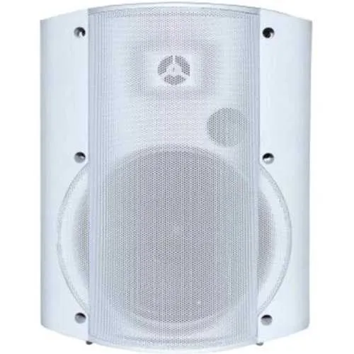 OWI AMPLV602W 2-Way Single Amplified Speaker with Low Voltage Power Supply, White