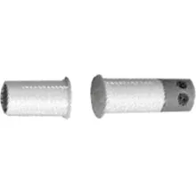 Potter AMS-T17-W Mini Recessed Magnetic Contact, 3/8" Press and Fit Terminal, White