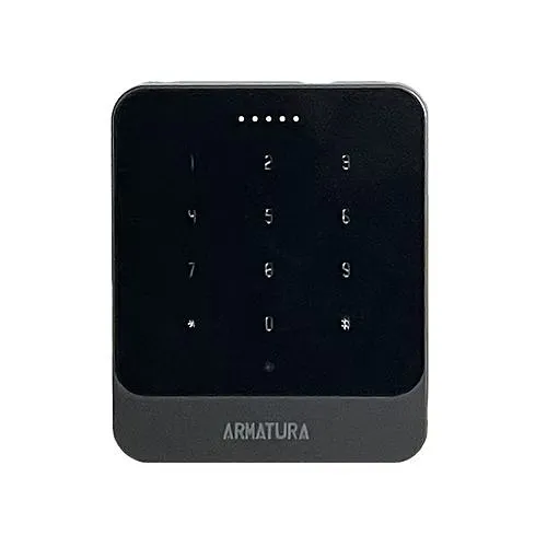 ZKTeco AMT-EP20CKQ-M Atlas Series QR Code Scanner with Touch Keypad, Single Gang, 13.56 MHz Bluetooth