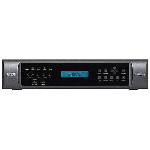AMX AMX-FG1906-0202 AMX DVX-2265-4K-TAA 6x2+1 4K60 4:4:4 All-In-One Presentation Switcher, HDMI Inputs, DXLink-4K60 Inputs, TAA Compliant, (Replaces DVX-2265-4K-TAA)