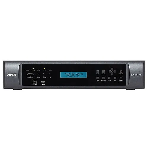 AMX AMX-FG1906-0402 AMX DVX-3266-4K 8x4 4K60 4:4:4 All-In-One Presentation Switcher with HDMI Inputs, DXLink-4K60 Inputs
