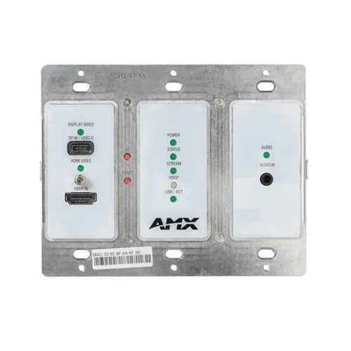 AMX N26E011 N2600 MWC 4K60 4:4:4 Encoder Wall Plate