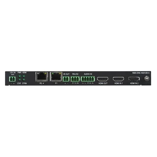 AMX N33E001C N3300 Series Proffesional Grade 4K/60 H.26x with Dante AV-H Encoder