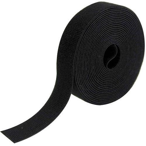 Rip-Tie W-75-1RL-BK Wrapstrap Tie 1/2 Wide 75' Roll