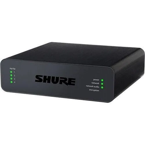 Shure ANI4IN-XLR-TA 4-Channel Microphone and Line Input Device, 1/3 Rack Unit, XLR