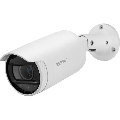 Hanwha ANO-L6082R 2MP WDR IR Bullet IP Camera, 3.3-10.3mm Motorized Varifocal Lens