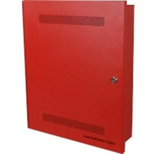 Edwards Signaling ANS25MDR2 25 Watt Audio Notification Panel, Red Cabinet