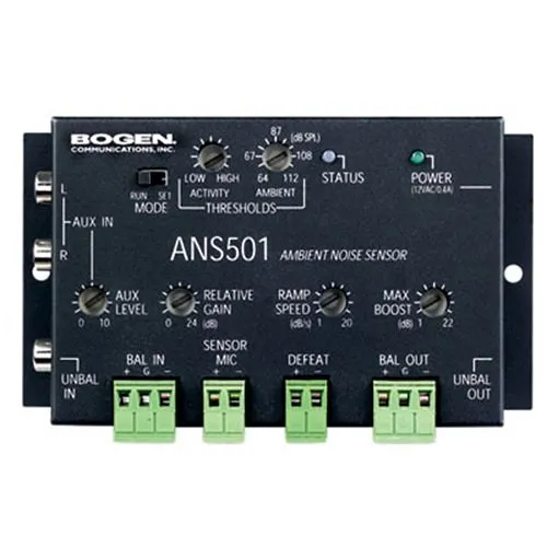 Bogen ANS501 Ambient Noise Sensor and Microphone for Paging Systems