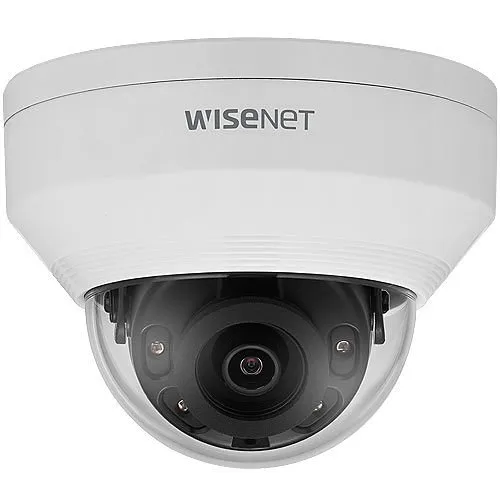 Hanwha ANV-L6012R A-Series 2MP Outdoor IR Vandal Dome IP Camera, 2.8mm Fixed Lens, White