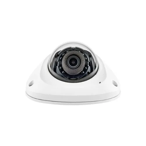 Hanwha ANV-L6023R Series 2MP Vandal Flateye Dome IP Camera, 3.6mm Fixed Lens, White