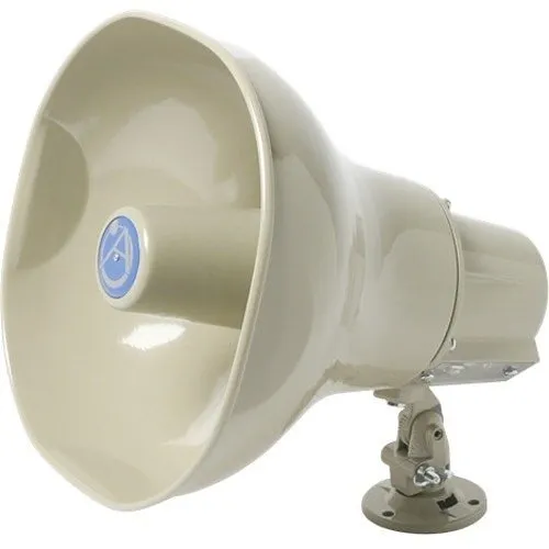 AtlasIED AP-30TC Horn Speaker with Transformer, 30W, 25V/70V/100V, Beige