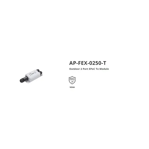 VIVOTEK AP-FEX-0250-T Outdoor 2-Port EPoC Tx Module, RJ45