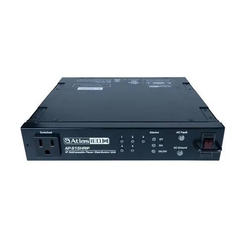 AtlasIED AP-S15HRIP 1/2 Rack IP Addressable Power Distribution Unit