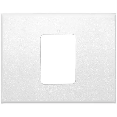 Alpha AP031GW 1-Gang Adapter Plate for 3-Gang Electrical Back Boxes, White