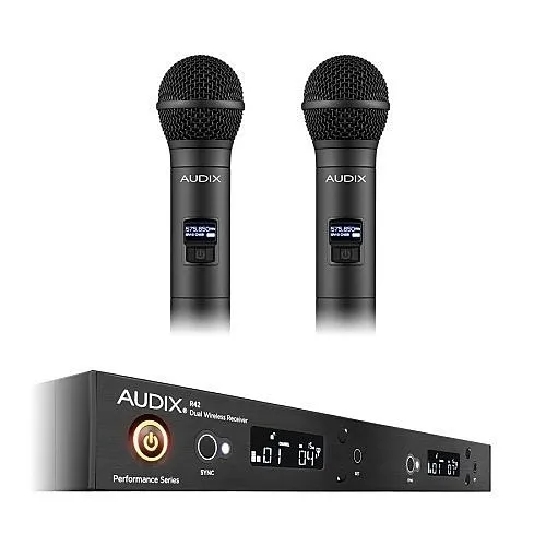 Audix AP42OM2A R42 Wireless System with Handheld Mics and OM2 Capsules