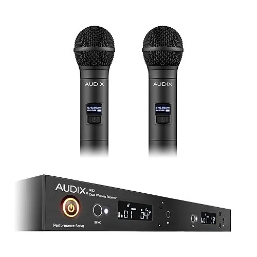 Audix AP61OM2 Wireless Microphone System with R61 Receiver H60 Transmitter OM2 Capsule Module 522 MHz 586MHz