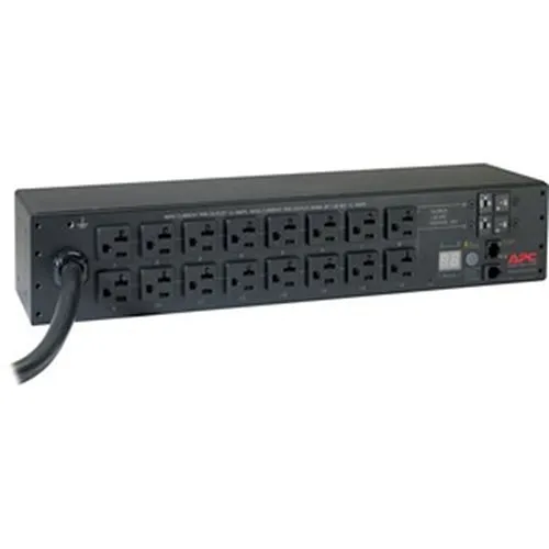 APC AP7802B Rack PDU, Metered, 2U, 30A, 120V, (16) 5-20