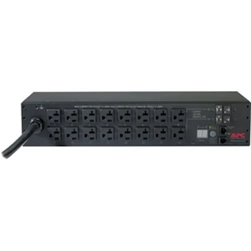 APC AP7802B Rack PDU, Metered, 2U, 30A, 120V, (16) 5-20