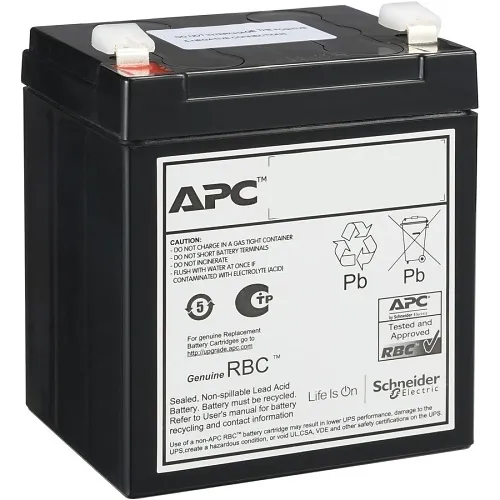 APC APCRBCV211 Replacement Battery Cartridge, VRLA, 6Ah, 12V DC