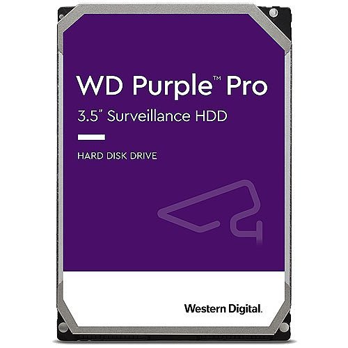 WD WD101PURP Purple Pro 3.5" Hard Drive for Conventional Magnetic Recording Method, 10 TB, SATA 6Gb/s