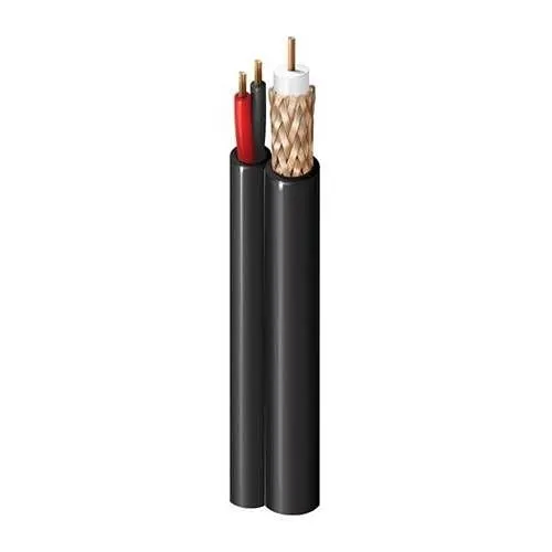 West Penn AQ294BK1000 16/2 Stranded Shielded Audio Cable, AQUASEAL Direct Burial CL3, FPL, 1000' (304.8m), Reel, Black