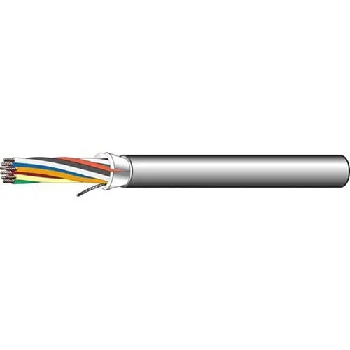 West Penn AQC3186GY0500 18/6 Stranded Shielded Audio Cable, AQUASEAL Indoor/Outdoor, CM, 500' (152.4m), Reel, Gray