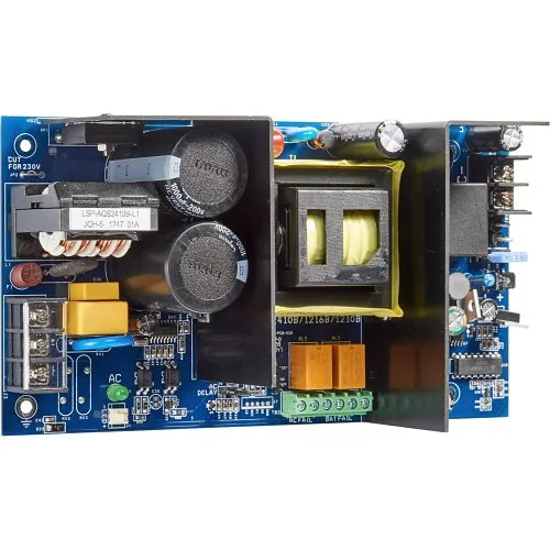 Securitron AQS2410 Power Supply with Enclosure, 10 Amp, 24 VDC, 16 Outputs, 16 Relays, 2 Amp PTC Polyswitch, Fire Trigger