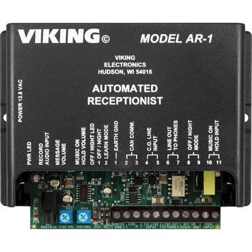 Viking AR-1 Digital Call Screening and Messaging System with 12 Minutes Of Flash Memory