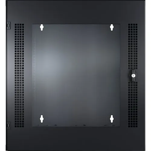 APC AR100 NetShelter 13U Wallmount Rack Cabinet Glass Door Double Hinged Server Depth