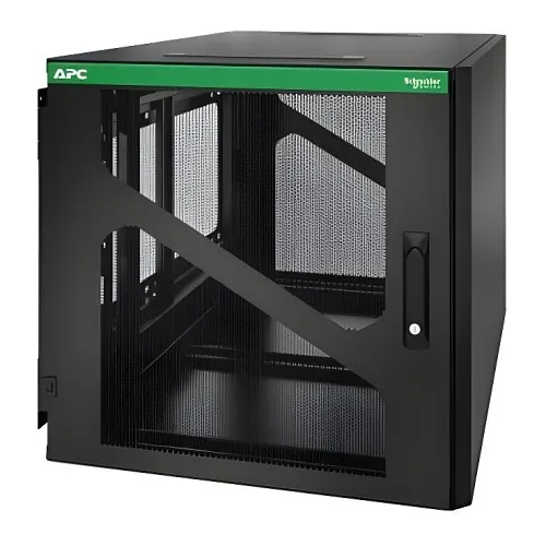 APC AR112SM NetShelter Wallmount Rack Enclosure Cabinet Side Mount UPS Depth, 12U