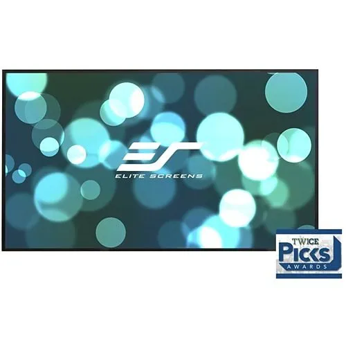 Elite Screens AR135H2-AUHD Aeon AcousticPro UHD Series 135" Wall Mount Edge Free Fixed Frame Projector Screen, 16:9