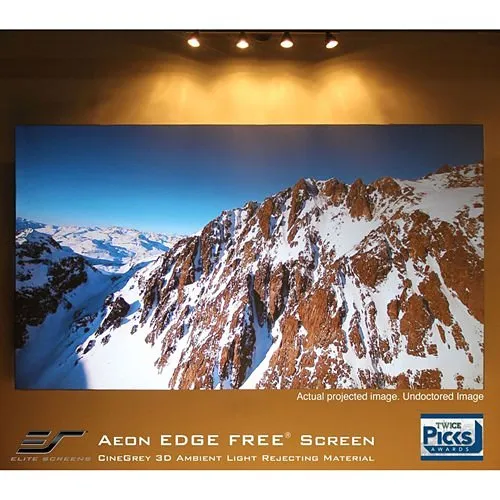 Elite Screens AR150H2-AUHD Aeon AcousticPro UHD Series 150" 16:9 4K Ultra HD Wall Mount Edge Free Fixed Frame Projector Screen