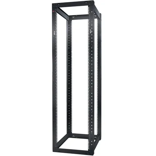APC AR203A NetShelter 4-Post Open Frame Rack, 44U Square Holes