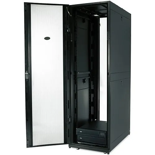 APC AR3107 Netshelter SX, Server Rack Enclosure, 48U, Black, 2258mm H x 600mm W x 1070mm D