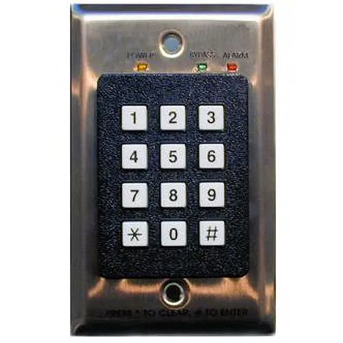 Securitas AR3KY01-030 Stanley Healthcare RoamAlert Access Keypad, 12V DC at 200 mA with Keypad Cable and Splitter