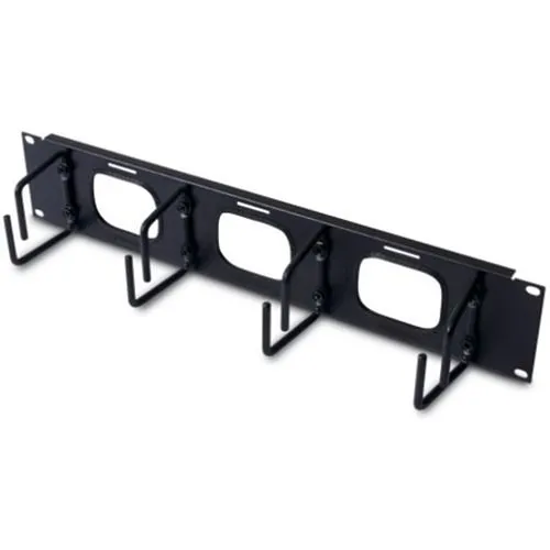 APC AR8428 Cable Manager, Cable Organizer Horizontal 2U with Pass Thru Holes