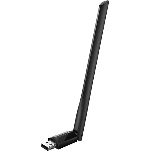 TP-Link ARCHER T2U PLUS AC600 High Gain Wireless Dual Band USB Adapter, Black