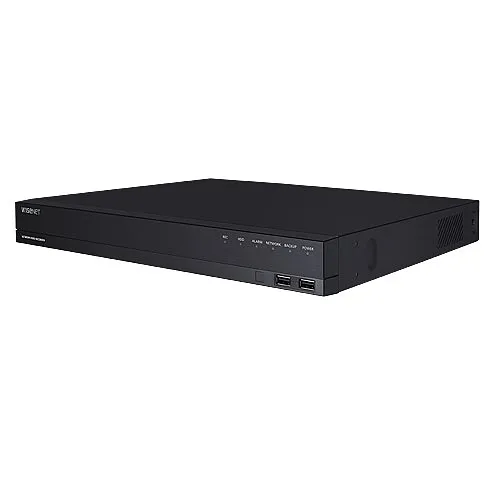 Hanwha ARN-1610S Series 16-Channel PoE NVR, 4TB, Black