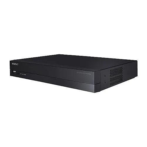 Hanwha ARN-810S-6T Series Wisenet 8-Channel PoE NVR, 6TB HDD Pre-Installed
