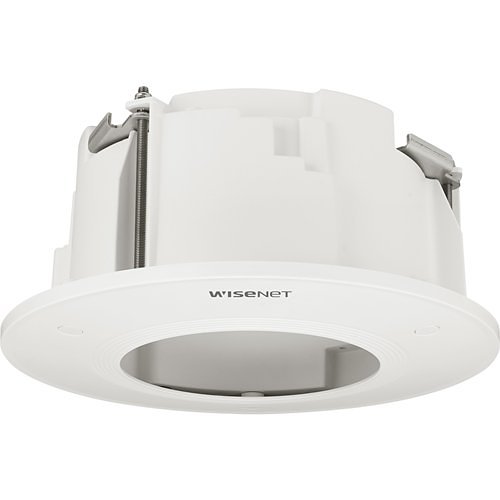 Hanwha SHD-1600FPW In-Ceiling Plenum Flush Mount for Select XNF, XND, XNV and PNV Series Cameras, White