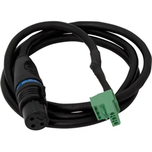 AtlasIED AS2PHX-1M-XLR XLR to Phoenix Style Connector, 1m with 5.5mm Phoenix Connector for use with AA Series Amplifiers